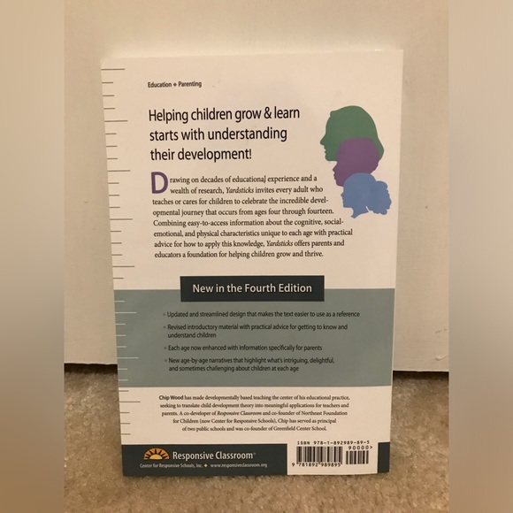 Yardsticks: Child and Adolescent Development 4th Edition by Chip Wood - Picture 2 of 2